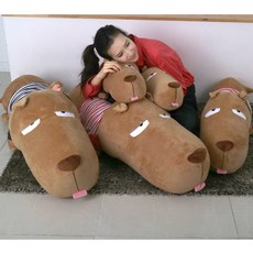 마리오네뜨 푸코쿠션 캐릭터 인형, 브라운색옷, 65cm, 1개