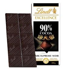 린트엑셀런스 다크 90% 초콜릿, 100g, 4개