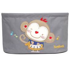 요미락 뮤직 유모차 정리함, 베이지, 1개