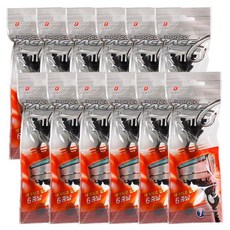 도루코 페이스 6 면도기, 1개입, 12개