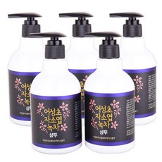 정우당 어성초자소엽녹차 샴푸 300ml (000881), 5개