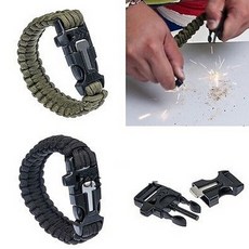 아시아파라코드 파라코드생존팔찌제작용 버클 20mm 다기능 응급/안전툴, OD그린, 1개