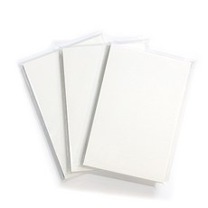 앳원스 무지 엽서, 고급미색, 20매