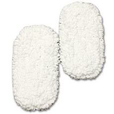 LKEY 청소슬리퍼 리필패드 A타입 화이트 리필, 1세트