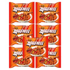 농심 사천 짜파게티 봉지, 7개