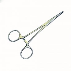 crafthouse 겸자(집게가위-포셉-솜넣는가위)직선 곡선재입고, 직선 18cm, 1개