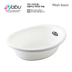 일본 사나다/향균Ag+쟈브 세면기(대 중 소), 화이트(소-타원형), 1개