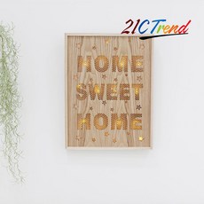 21세기트랜드 북유럽 인테리어 액자, LED 액자 홈스위트, 1개