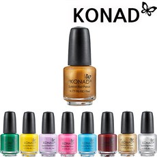 [퍼니네일/코나드]스탬핑 전용 폴리쉬 5ml/네일폴리쉬/스탬핑 네일아트, (폴리쉬05ml)12.골드브라운, 1개