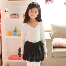 국산 유아 발레리나 스커트(블랙)