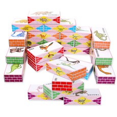 에듀샵 종이벽돌블록, 공룡, 1개