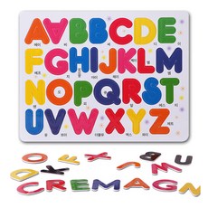 크레망 한글영어숫자 고무자석판, 12.3mm칼라 고무자석글자_영어대문자, 1개