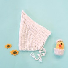 [멜로우] 니팅 키트 - 요정모자 크리스마스 에디션 (1.화이트), 1개