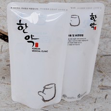 한의바이오 순백한약 파우치 100매 국내생산제품 한약팩 한약비닐팩 스탠딩파우치 레토르트파우치 비닐파우치 약포장팩 홍삼파우치 한약포장기, 100개
