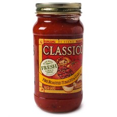 Classico 파이어 로스티드 토마토 앤 갈릭 파스타 소스, 1개, 680g
