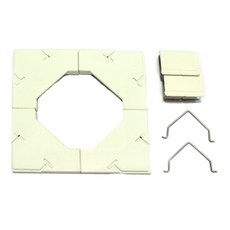 한반도철망 탈부착 자석 방충망, @01_6 악세사리팩(백색), 1개, 화이트