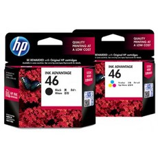 HP잉크 정품 HP46 CZ637AA CZ638AA HP2520 HP2529, HP46 CZ638AA (컬러), 1개