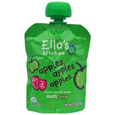 엘라스키친 슈퍼 스무스 퓨레, 사과(Apples), 1개