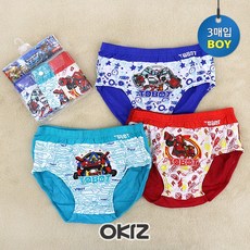오키즈 또봇 팬티세트 [3매입 제트]