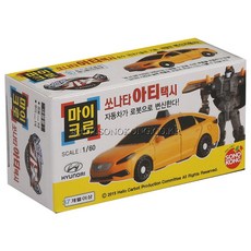 헬로카봇 마이크로 쏘나타 아티 택시, 혼합 색상, 1개