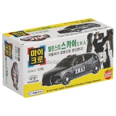 헬로카봇 마이크로 벨로스터 스카이 SWAT 로봇장난감, 혼합 색상, 1개