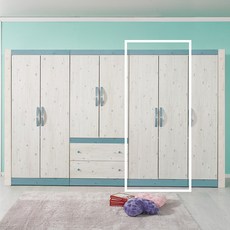 해해동동 라라옷장 양복장(88), 워시블루