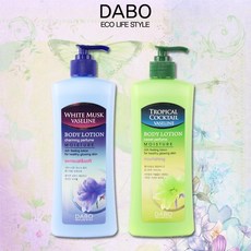 다보 퍼퓸 바디 로션 500ml 2종SET, 화이트머스크+트로피칼 칵테일