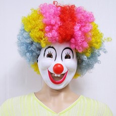 피플스파티 할로윈 광대플라스틱 가면, 광대플라스틱가면, 1개