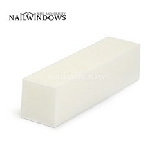 네일윈도우 사각샌딩블럭, 1개, 화이트120그릿