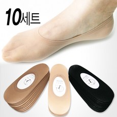 제이투와이 베이직 미끄럼방지덧신 10매세트 여성덧신