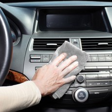 오토믹 자동차 실내먼지제거 초극세사 흡짱타월 타월/브러쉬, 1개