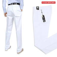 남자 면바지 남성 링클프리 바지 면100% 골프바지 중년 아빠옷 빅사이즈 30~40