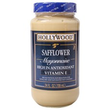 Hollywood 새플라워 마요네즈 하이 인 안티옥시던트 비타민 E, 1개, 709ml