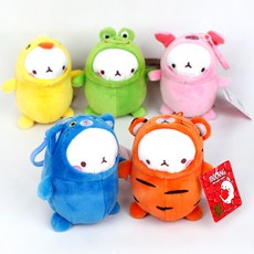 동물 몰랑이 인형 싯팅 가방고리 12cm 봉제인형, 호랑이 몰랑이 싯팅 가방고리, 1개