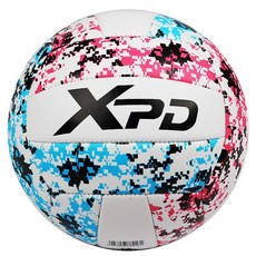 XPD 배구공 5호 정식 공인규격, XPD 배구공[레드+블루-310], 1개