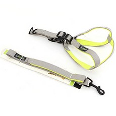 NUNBELL 애견 H형 가슴줄 강아지가슴줄, (그레이)(대), 1개