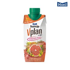 썬업 브이플랜 자몽 & 허브, 330ml, 12개