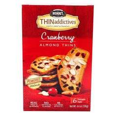 노니스 씬 애딕티브 아몬드 씬 크랜베리 6개입, 126g, 1개