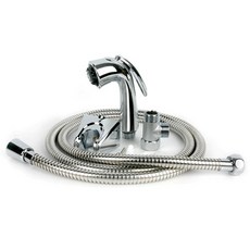 와이넷 BRASS 티밸브 핸드비데세트 (호스 선택), 1세트, BRASS 티밸브 핸드비데세트 (메탈호스1.5M)