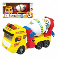 뽀로로 타요 장난감 견인차 레미콘 포크레인 중장비, 46.뽀로로 힘쎈 레미콘, 1개