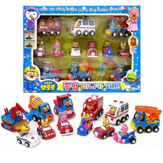 뽀로로 종합 미니카 세트, 혼합색상, 1개