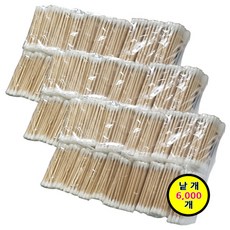 고급 면봉 1봉지 낱개 6 000개입 / 업소용 / 일회용 / 병원 /사우나 / 찜질방, 6000개입, 1개