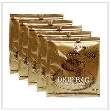 하마야 드립백 레귤러 핸드드립커피, 1개입, 8g, 5개