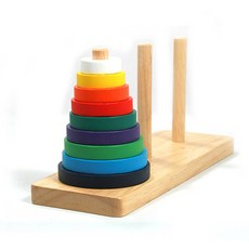 키즈바다 하노이의탑 9단도전 하노이탑 공부잘하는법TV소개, 1개