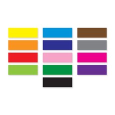 색깔띠라벨D (3X1cm) 분류용 라벨스티커