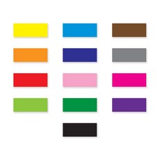 색깔띠라벨B (2.5X1cm) 분류용 라벨스티커