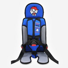 EZ 유아카시트 통학차량 W2 그룹1 KC인증 카시트, 파란색