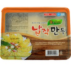 깔끔하게 포장된 20년전통 대구 교동납작만두 대용량 1팩 1.5kg 100장!!, 1개