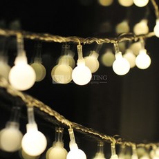 럭스라이팅 LED 앵두전구 100구(연결가능제품) 줄조명, 01-1.전구색(웜화이트) 100구+점멸기, 1개