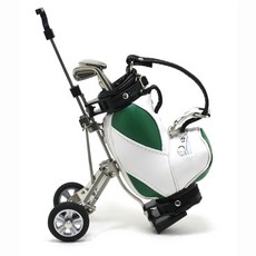 베리구즈 골프클럽 볼펜 & 캐디백 펜홀더 세트 (펜3종 포함) 펜홀더/연필꽂이, 그린, 1개